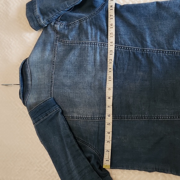 Buffalo David Bitton Women's Blue Denim Jacket M - Picture 6 of 8